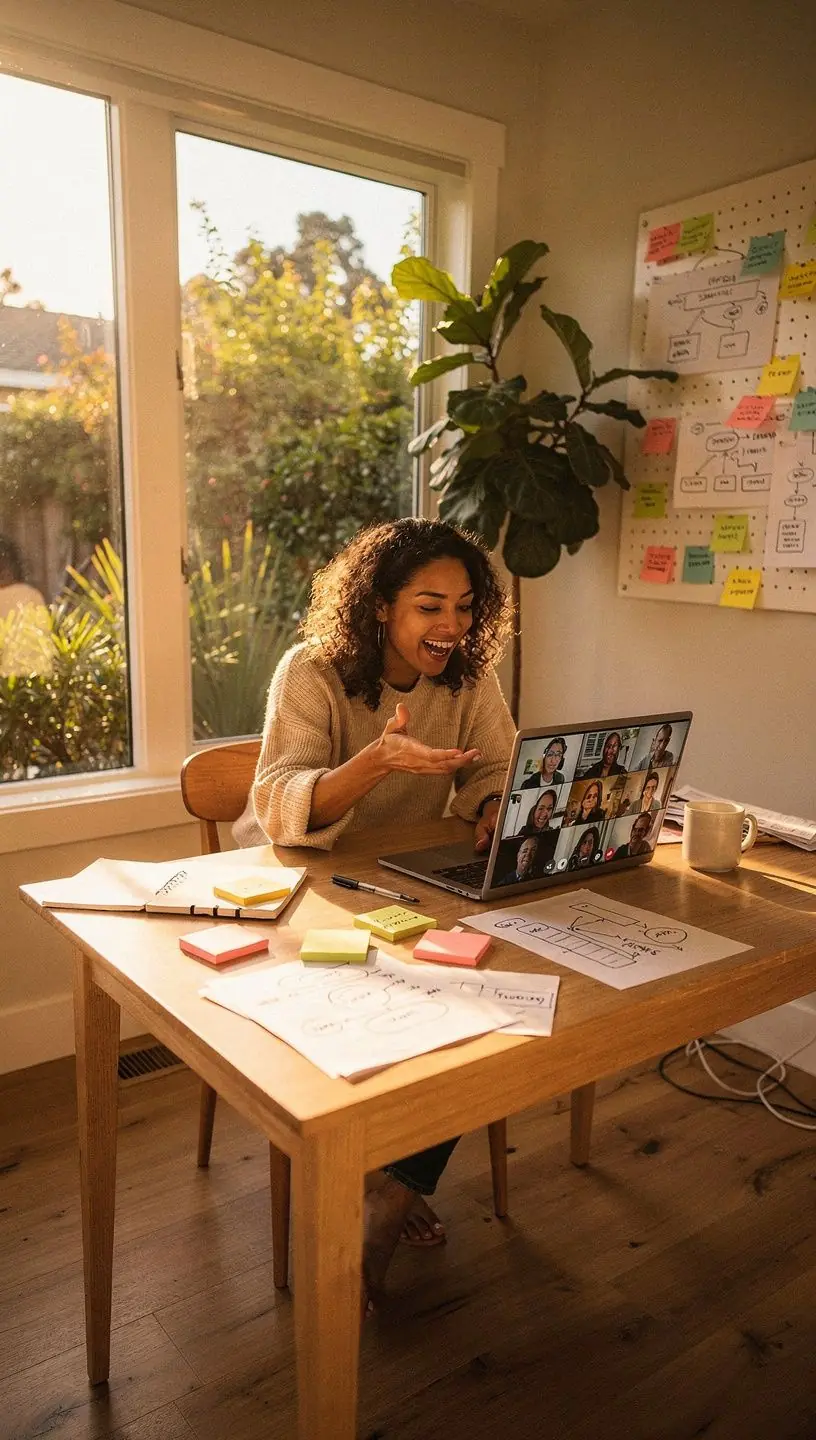 Professional team collaboration